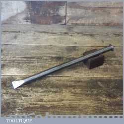 Vintage 12” Forged Old Steel Cold Chisel - Sharpened For Use