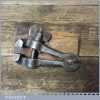 Vintage Spring Loaded Cast Steel Hand Vice - Good Condition