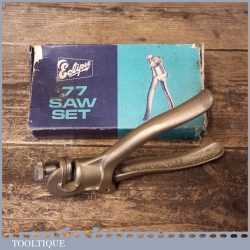 Vintage Boxed Eclipse No: 77 Saw Set - Good Condition