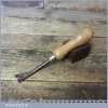Vintage Upholsterers Tack Lifter Removal Tool Beech Handle - Good Condition