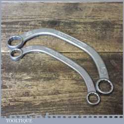 2 No: Vintage Elora Offset AF Ring Spanners - Good Condition