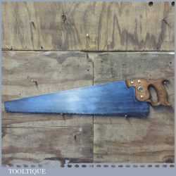 Vintage 26” Henry Disston Philadelphia No: 7 Cross Cut Saw - Refurbished Sharpened