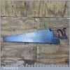 Vintage Lloyd Davies 26” Cross Cut Panel Handsaw - Refurbished Sharpened
