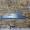 Vintage Thomas Flinn 26” Cross Cut Panel Handsaw 4 TPI - Refurbished Sharpened
