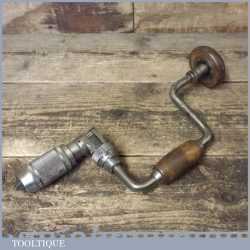 Vintage Stanley No 78 Carpenter’s Ratchet Brace 8” Swing - Good Condition