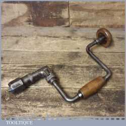 Vintage J A Chapman No: 144 Ratchet Brace 10” Swing - Good Condition