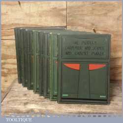 8 No: Volume Set Books The Modern Carpenter Joiner Cabinet Maker By G. Lister Sutcliff