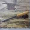 Vintage 3/8” Cast Steel Mortice Chisel - Sharpened Honed