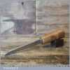 Vintage A. Hildick 1/4” Cast Steel Mortice Chisel - Sharpened Honed