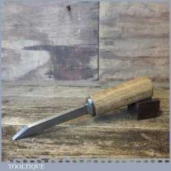 Vintage Isaac Greaves 3/8” Cast Steel Mortice Chisel - Sharpened Honed