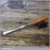 Vintage W. Marples 1/2” Straight Wood Carving Gouge Chisel - Sharpened Honed
