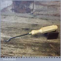 Vintage S.J. Addis 3/16” Wood Carving Spoon Gouge Chisel - Sharpened Honed