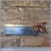Vintage S Tyzack 14” Brass Back Tenon Saw 10 TPI - Sharpened