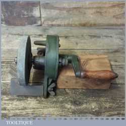 Vintage Metabo Portable Hand Driven Bench Grinding Wheel - Good Condition