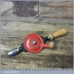 Vintage Stanley Chapman Egg Beater Single Pinion Hand Drill - Good Condition