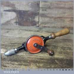 Vintage Stanley No: 805 Egg Beater Double Pinion Hand Drill - Good Condition