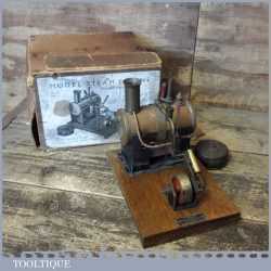 Scarce Antique Boxed 1950’s Mersey Model Co Ltd No: 52G Toy Steam Engine