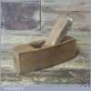Vintage 6” Beechwood Smoothing Block Plane - Good Condition