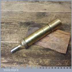 Vintage Tecalemit Brass Motor Cycle Grease Gun - Good Condition