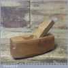 Scarce Vintage 5 ½” Griffiths Norwich Cooper’s Beechwood Stoup Plane - Good Condition