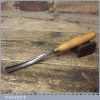 Vintage No: 18 S.J Addis 1/2” Curved Wood Carving Gouge Chisel - Sharpened Honed