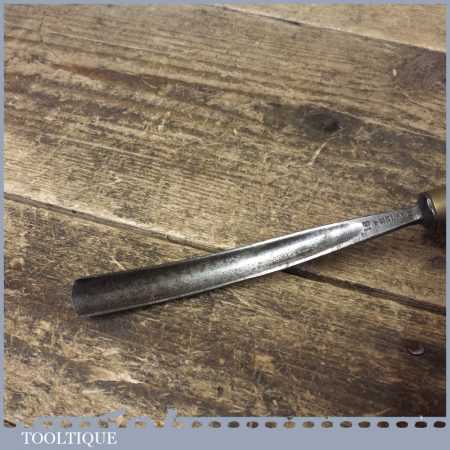 Vintage No: 18 S.J Addis 1/2” Curved Wood Carving Gouge Chisel ...