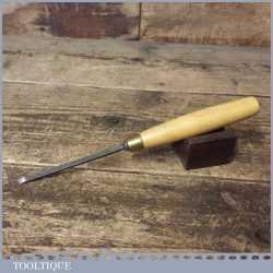 Vintage No: 2 H Taylor 7/16” Skewed Carving Chisel - Sharpened Honed