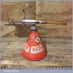 Scarce Vintage Redex Upper Cylinder Lubricant Dispenser Oil Can - Good Condition