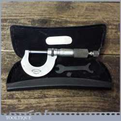 Vintage Boxed No: 961M Moore & Wright 0-25mm Metric Micrometer - Good Condition