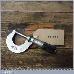 Vintage No: 961MF Moore & Wright 0-25mm Metric Micrometer - Good Condition