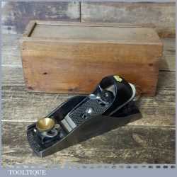 Vintage Stanley No: 9 ½ adjustable Throat Low Angle Block Plane - Custom Box