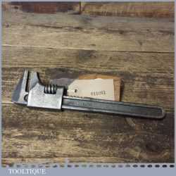 Vintage British Adjustable Spanner Wrench - Fair Condition