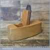 Vintage Brass Soled Beechwood Toothing Plane - Good Condition