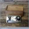 Rare Vintage Sargent No: 81 Side Rebate Plane Pat Dated 1914 - In Custom Box