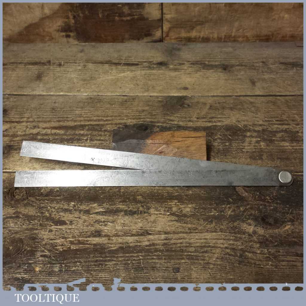 Vintage No: 57 Rabone Chesterman 2ft Metric Imperial Folding Steel ...