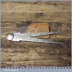 Vintage 7 ½” Internal & External Steel Caliper Divider - Good Condition