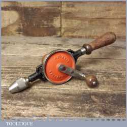 Vintage Stanley No: 803 Egg Beater Double Pinion Hand Drill - Good Condition