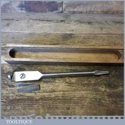 Vintage Expansion Bit No: 742 With Two Cutters 7/8” – 3” Original Box