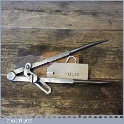 Vintage Monument Leatherworking 7 ¼” Cast Steel Square Leg Dividers