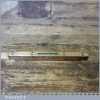 Vintage 10” Mahogany Brass Spirit Level - Good Condition