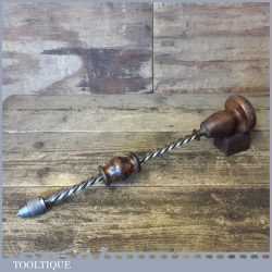 Antique 16” Archimedes drill refurbished ready to use and in good used condition