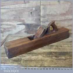 Vintage 22” Beechwood Trying Plane Good Condition - Lapped Flat