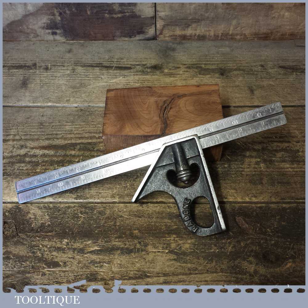 Vintage Rabone No: 1901 Steel Adjustable Combination Square – Fully ...