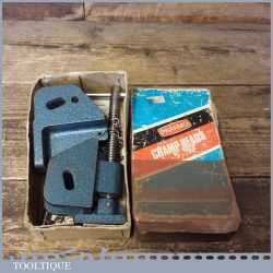 Vintage Pair Boxed Paramo Sash Cramp Heads - Excellent Condition