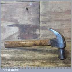 Vintage Stanley England Claw Hammer Wooden Handle - Good Condition