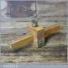 Vintage Beechwood Brass Mortice Gauge - Fully Refurbished