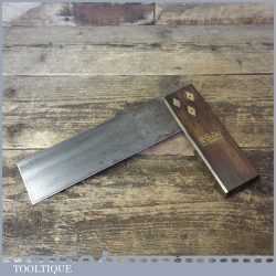 Vintage Buck & Hickman Toga 7 ½” Rosewood Brass Try Square - Good Condition