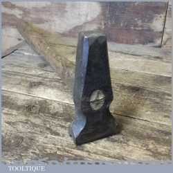 Vintage Blacksmith’s Wooden Handled Top Swage Broad Arrow - Good Condition