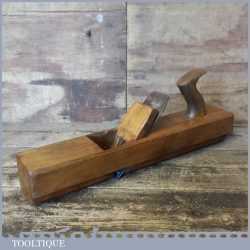 Unusual Vintage Atkin & Son Ltd 17” Beechwood Stepped Badger Plane - Lapped Flat