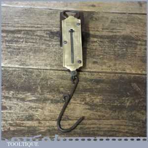 Vintage Brass Faced Pocket Balance Scales - Good Condition